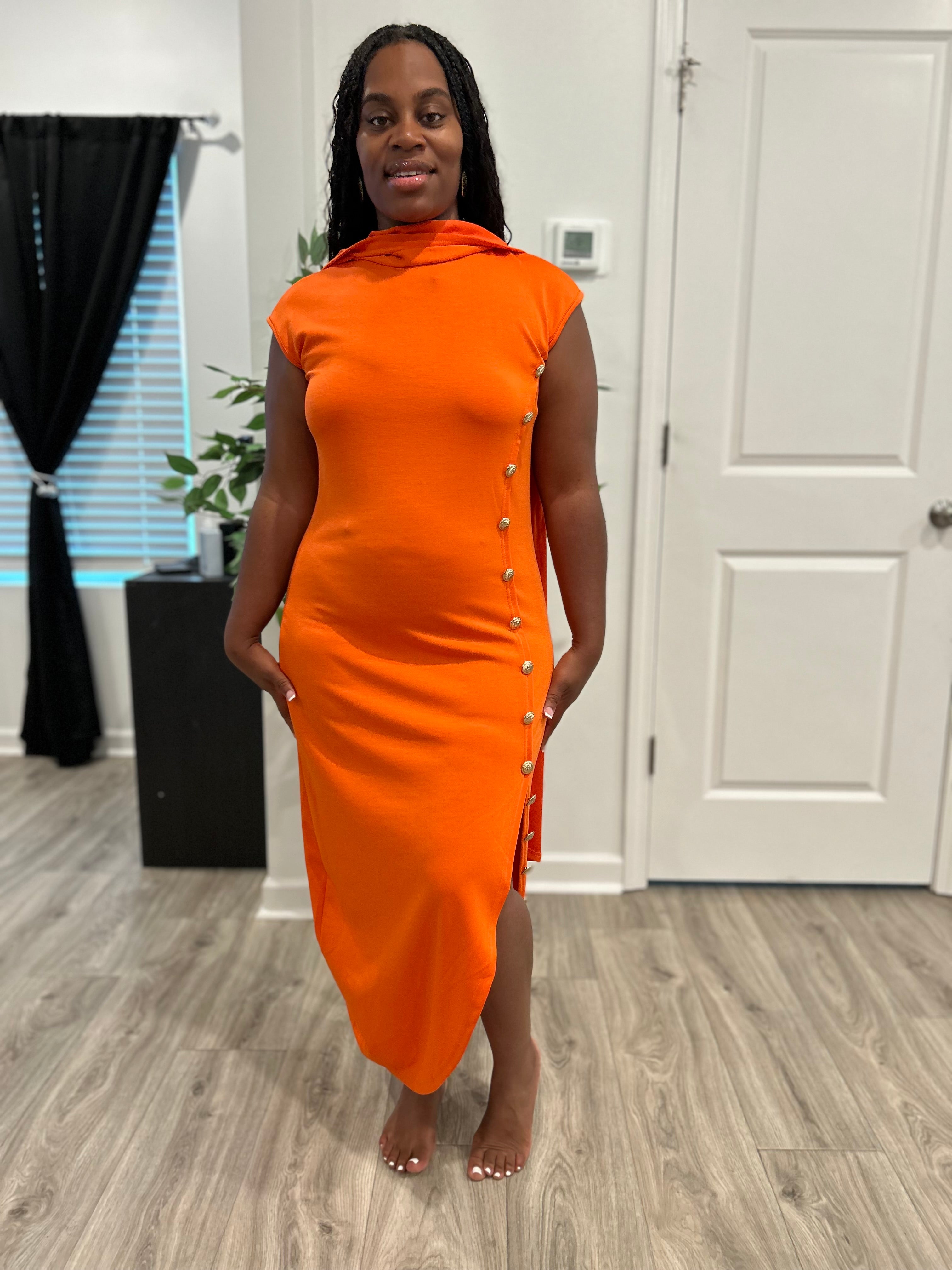 Class Orange Dress