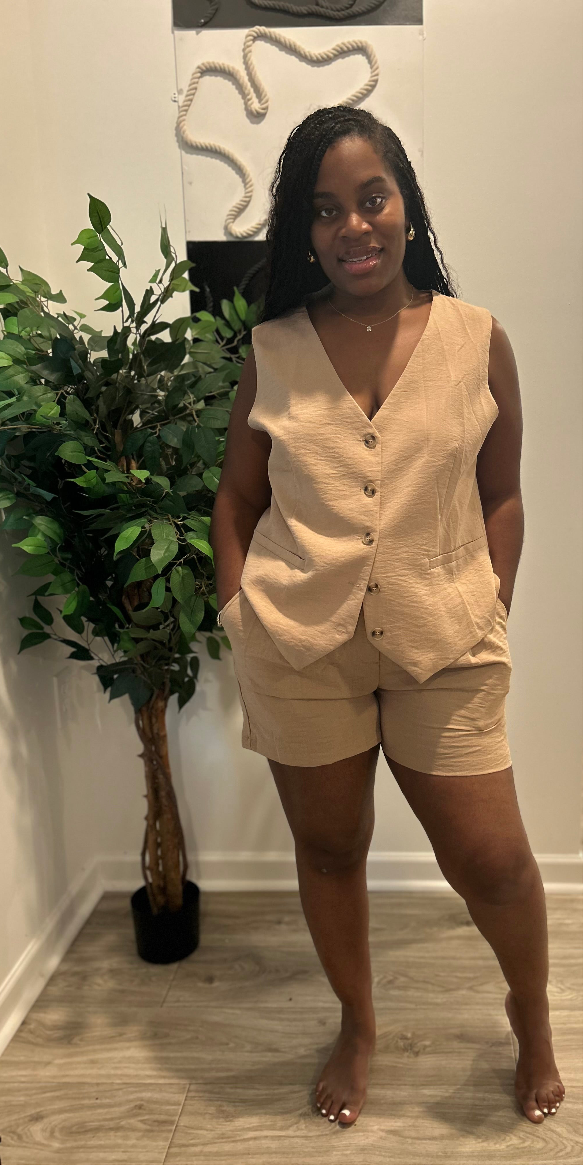 Two piece short set