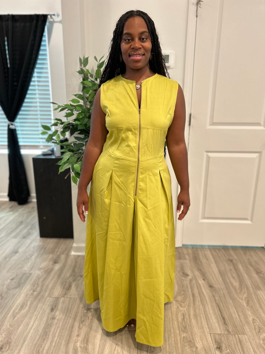 Lime Green Maxi Dress